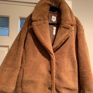 NWT Gap Factory Sherpa coat size XL